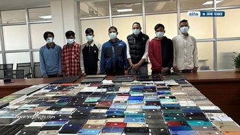 चोरीका २७१ थान मोबाइलसहित ७ जना पक्राउ