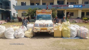 भन्सार छली गरिएका फेन्सी सामानसहित पिकअप गाडी नियन्त्रणमा