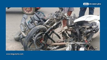 सिरहामा दुई मोटरसाइकल एकआपसमा ठोक्किँदा दुईजनाको मृत्यु, एकजना गम्भीर घाइते