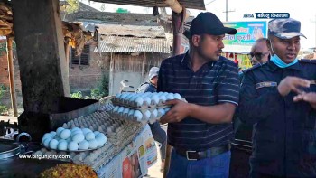 छिमेकी भारतमा बर्डफ्लु, सिमा क्षेत्रमा कडाइ ७९ क्यारेट सेताे अन्डा नष्ट