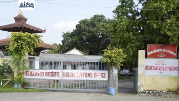 वीरगंज भन्सारमा १७९ सवारीसाधन भन्सार प्रक्रिया पूरा नहुँदा थन्किए