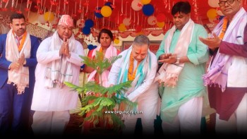 कलैयामा उपराष्ट्रपति यादवद्वारा नयाँ ब्लड बैंक भवन उद्घाटन