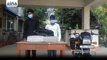 महोत्तरीको औरहीबाट १० केजी गाँजा सहित दुई भारतीय नागरिक पक्राउ