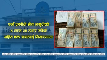 वीरगंजमा श्रोत नखुलेको ४ लाख ३४ हजार रुपैयाँ सहित एक युवक पक्राउ