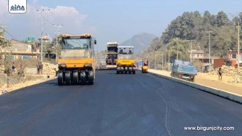 मुग्लिन–पोखरा सडक विस्तार : पश्चिम खण्डको ५३ प्रतिशत काम सकियो, पूर्व खण्ड अन्तिम चरणमा