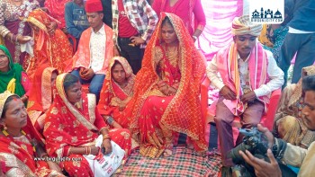 करैयामाई गाउँपालिकामा सामूहिक विवाह सम्पन्न, गरिब तथा दलित बेहुली सम्मानपूर्वक वैवाहिक जीवनमा