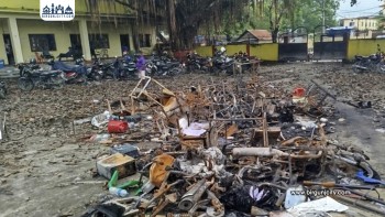 कञ्चनरूप नगरपालिकामा आगजनी, लुटपाट र तोडफोडबाट २ करोड ५० लाख क्षति