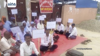 लक्ष्मीपुर पतारी गाउँपालिकामा अनियमितता रोक्न एमालेको १५ बुँदे मागसहित धर्ना