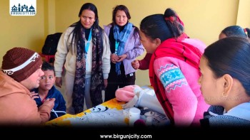 प्रथम थारू माघि साँस्कृतिक महोत्सवको अवसरमा निःशुल्क स्वास्थ्य शिविर समपन्न, सयौं लाभान्वित