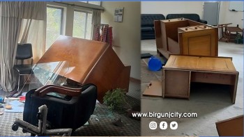 रेक्टर कार्यालयमा विद्यार्थीको तोडफोड हुनुअघि डिन कार्यालयमा तोडफोड