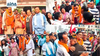 लक्ष्मणवामा अनिल रुङटाको घरदैलो अभियान प्रभावशाली बन्दै