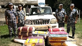 सिरहामा ७ लाखभन्दा बढीको भन्सार छली लत्ताकपडा सहित स्कारपियो नियन्त्रण