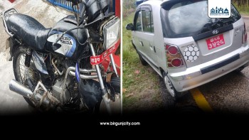 रौतहटमा कारको ठक्करबाट बाबु छोरीको मृत्यु, चालक नियन्त्रणमा