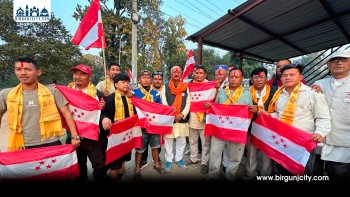 पर्सा–४ मा रमेश रिजालप्रति युवाको आकर्षण, ठोरीमा दर्जनौँ युवा कांग्रेस प्रवेश