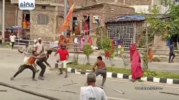 जनकपुरधाममा मूर्ति विसर्जनलाई लिएर दुई समुदायबीच झडप