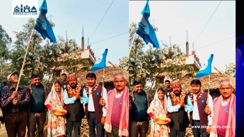 कलैयाका विभिन्न टोलमा अरविन्द साहको घरदैलो, विकासलाई प्राथमिकता दिने प्रतिबद्धता