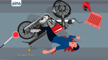 कलैयामा सवारी दुर्घटना, मोटरसाइकल चालकको मृत्यु