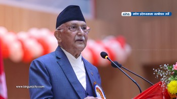 प्रधानमन्त्री केपी शर्मा ओली आगामी मंगलबार मधेश प्रदेशसभामा सम्बोधन गर्ने
