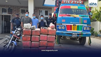 बारामा ३६७ किलो गाँजासहित पाँचजना पक्राउ, एक भारतीय नागरिक समेत नियन्त्रणमा