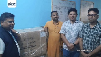 पर्साका गाउँपालिकाद्वारा वीरगंज नारायणी अस्पताललाई ६ थान वातानुकूलित एसी सहयोग
