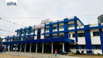 नवलपुरको मध्यविन्दु नगरपालिकामा रु १७ करोड ५६ लाखको लागतमा सुविधा सम्पन्न नगर अस्पताल भवन उद्घाटन