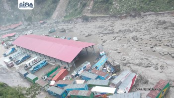 रसुवागढी भन्सार नाका ठप्प भएको तीन महिना, बेलिब्रिज र सडक निर्माण अधुरो