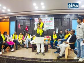 पर्सा–१ मा चुनावी माहोल तात्दैँ, माईस्थानका सयौँ युवा नेपाली कांग्रेसमा प्रवेश