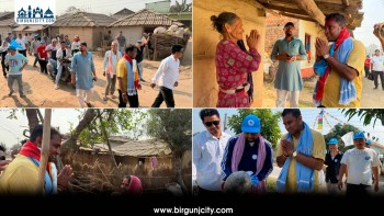 झबराहा टोलमा रास्वपा उम्मेदवार सुशील कुमार कानुको घरदैलो ,कृषि र स्वास्थ्य पहिलो प्राथमिकता